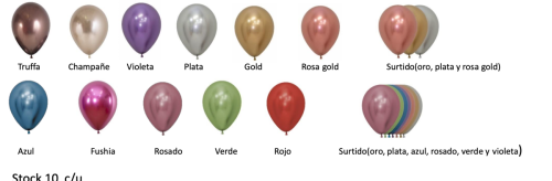 Bolsa de globos Reflex 5”