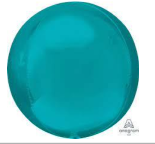 Globo Orbz Liso Azul turquesa Anagram/Convergram