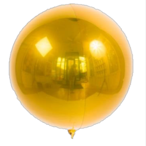 Globo Orbz Liso Oro Anagram/Convergram