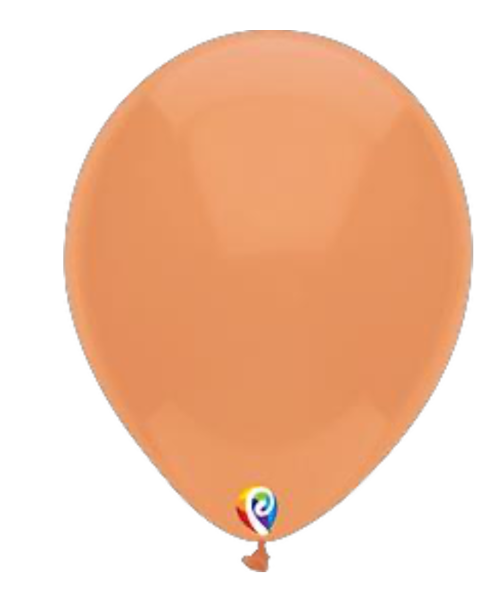 Bolsa de globos de látex Sensacional Número 7 color Durazno std.