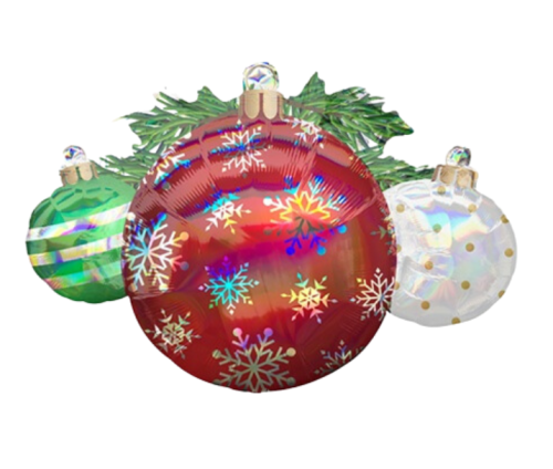 Globo de foil de 20" Holográfico Navidad
