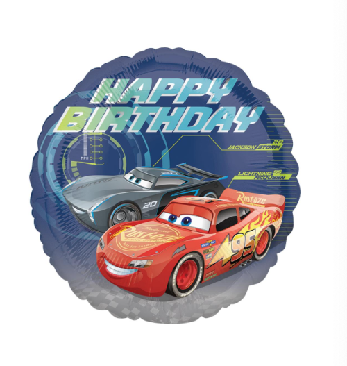 Globo de foil de personajes de 18” Cars